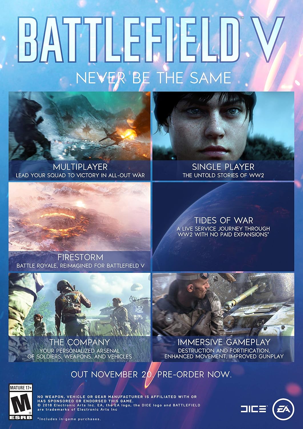 PS4 Battlefield V Used