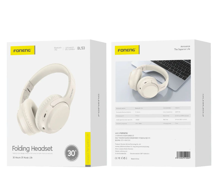BL53 Foldable Bluetooth Headset