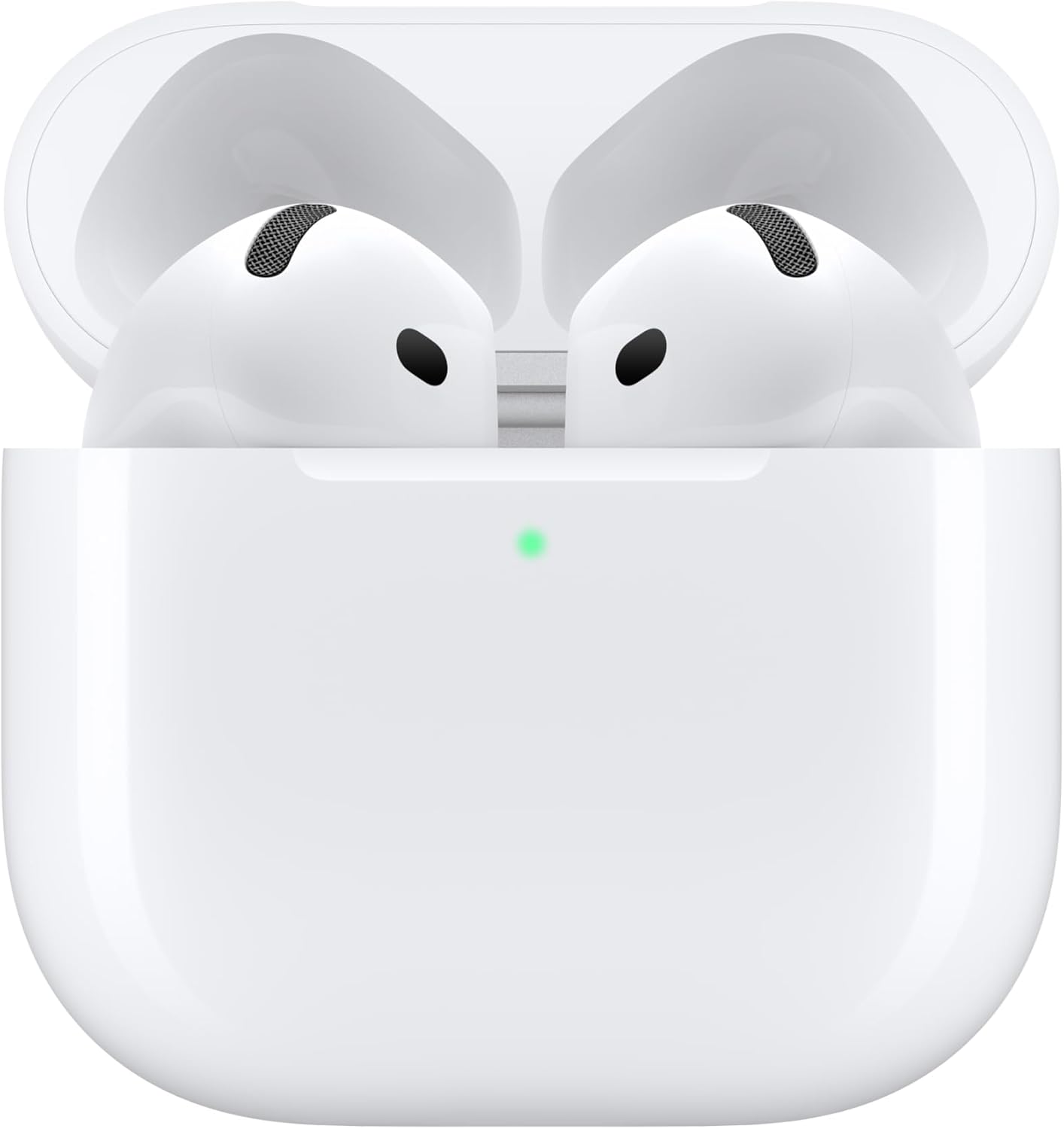 AirPods 4 Wireless Earbuds, Bluetooth Headphones, with Active Noise Cancellation, Adaptive Audio, Transparency Mode, Personalized Spatial Audio, USB-C Charging Case, Wireless Charging, Copy A