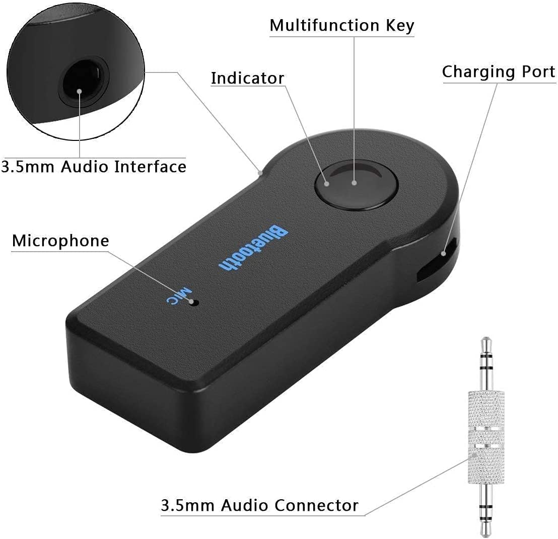 Wireless Receiver Support Wireless Hands-free A2DP Stereo Profile