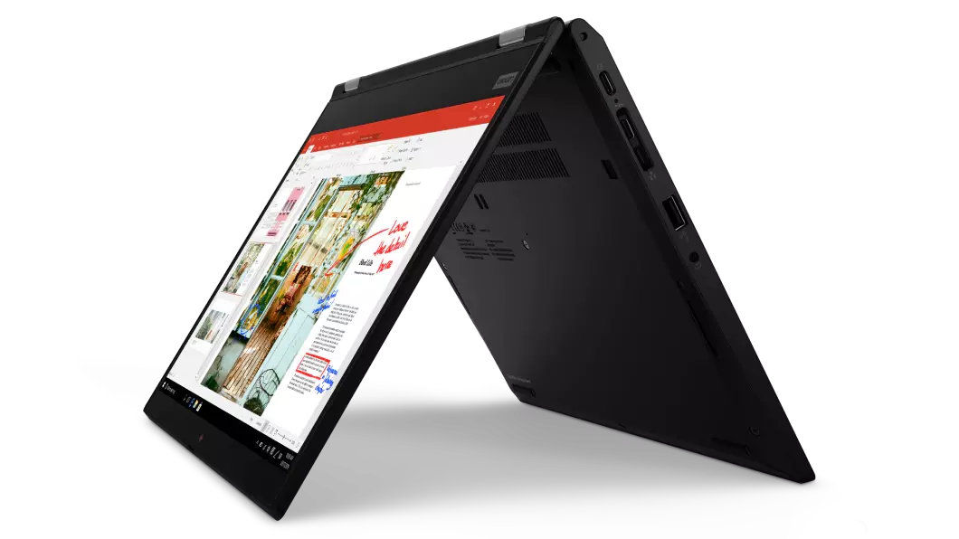 Lenovo ThinkPad L13 Yoga Gen 2 2-in-1 13.3" FHD IPS Touch Laptop, 11th Gen Intel Core i7-1165G7, 8GB DDR4, 256GB SSD PCIe, Thunderbolt 4, ThinkPad Pen Pro, Fingerprint Reader Win Pro 64 - Black