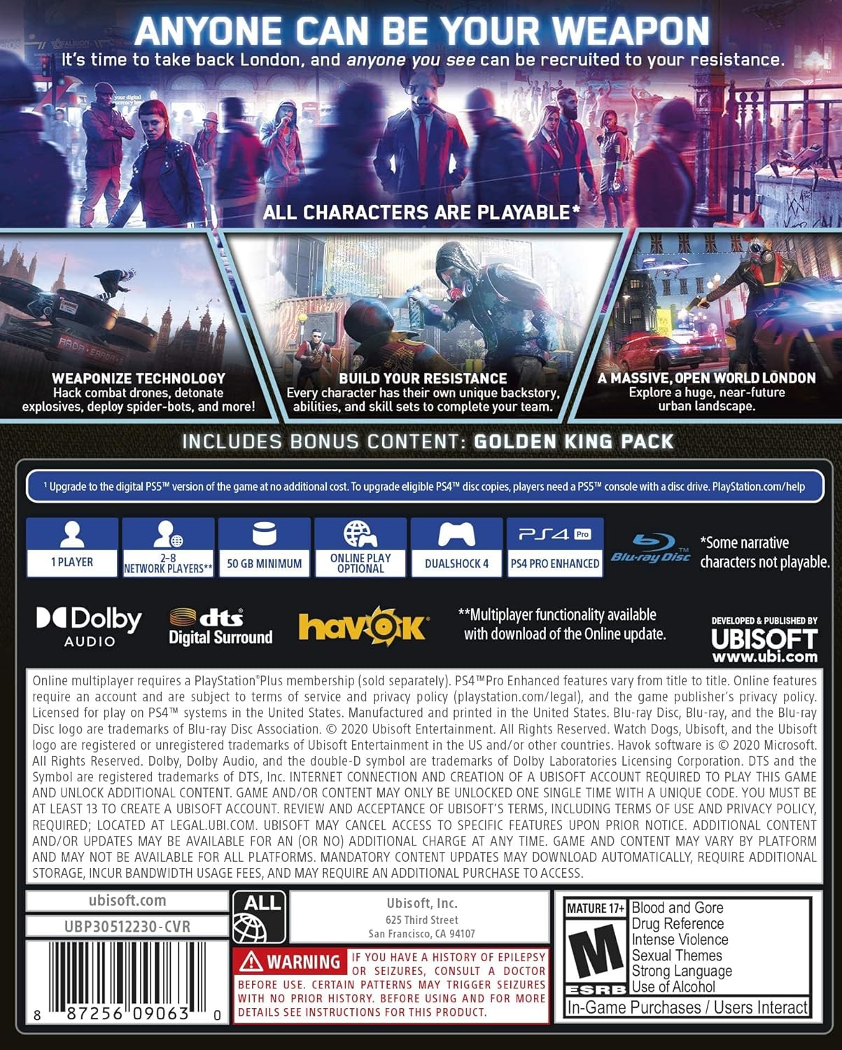 Ps4 Watch Dogs Legion Used