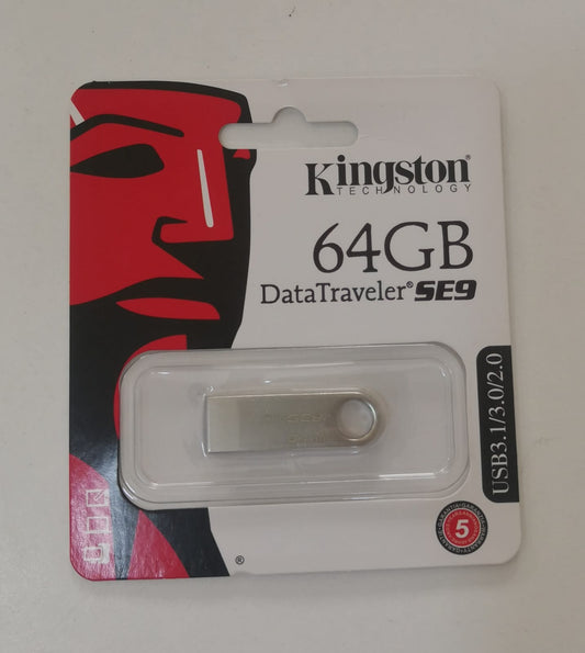 Kingston Data Traveler 64GB USB3.1/3.0/2.0 DTSE9