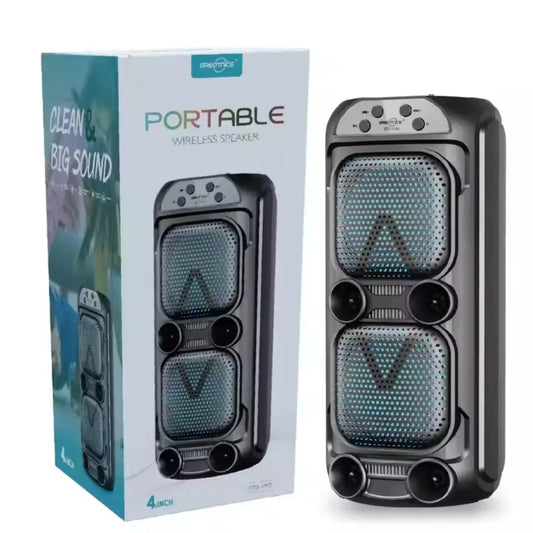 Greatnice Portable Bluetooth Karaoke 4″ Speaker (GTS-2163)